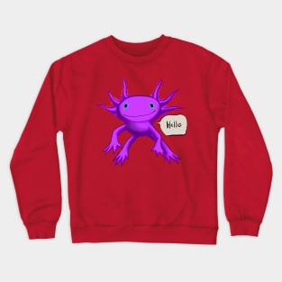 Happy Axolotl Crewneck Sweatshirt